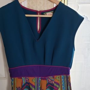 Flying tomato printed dress